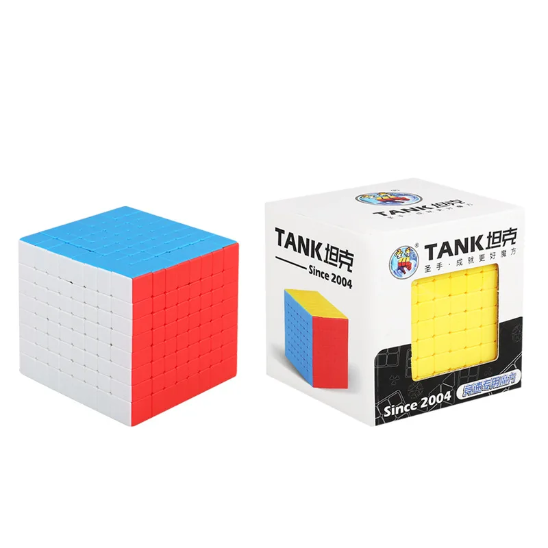 SHENGSHOU, профессиональный магический куб без наклеек, 8*8*8, скоростная головоломка, 8x8, развивающие игрушки, куб, магический куб