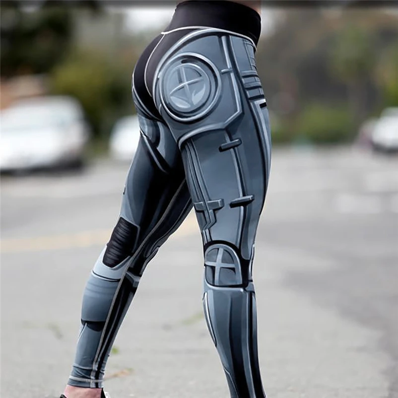 Women Yoga Pants High Elastic Fitness Sport Leggings Tights Slim Running Yoga Athletic Pants Training Trousers #FS#4JU12 (18)