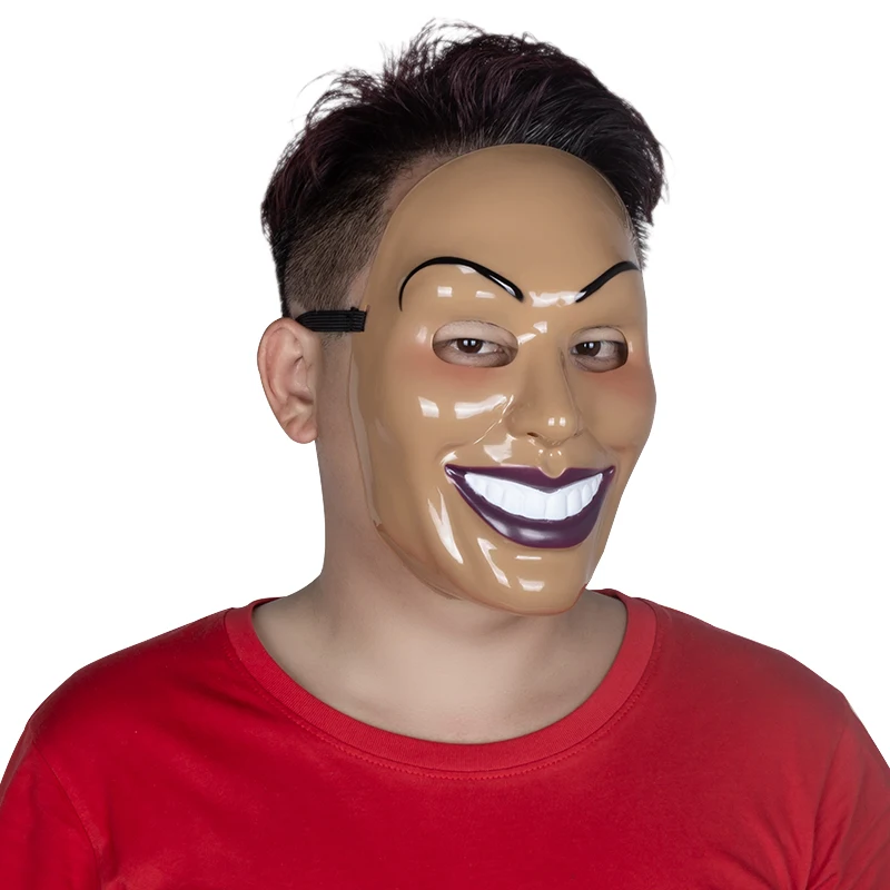 

The Purge Plastic Mask Grin Halloween Film Movie Horror Smiling Man Smiling Woman Sexy Mask PVC