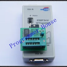 RT809F USB SPI программист+ v1.8 адаптер SPI Flash SOP8 DIP8 W25 MX25