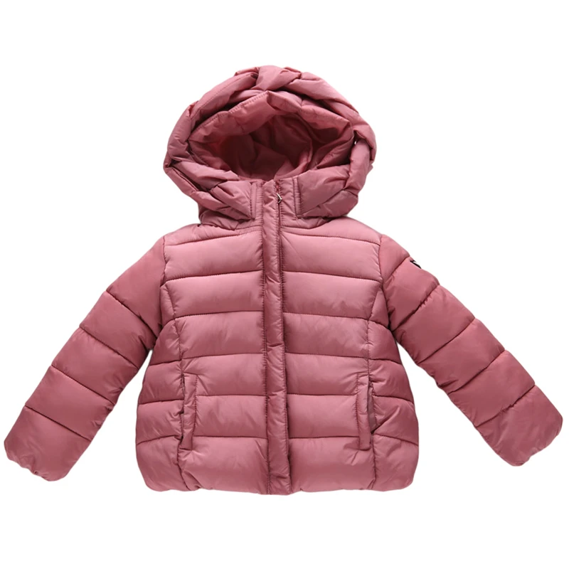 

Boys Girls Down Jackets Coats Cotton 2017 New Arrival Autumn Winter Hoodies Kids Outwear Clothing White Age For 2-6 Years GC02