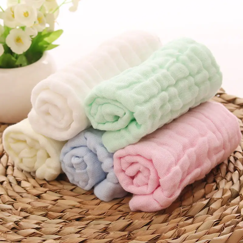 Six Layer Cotton Gauze Baby Towel Baby Saliva Towels Kids Towels Baby