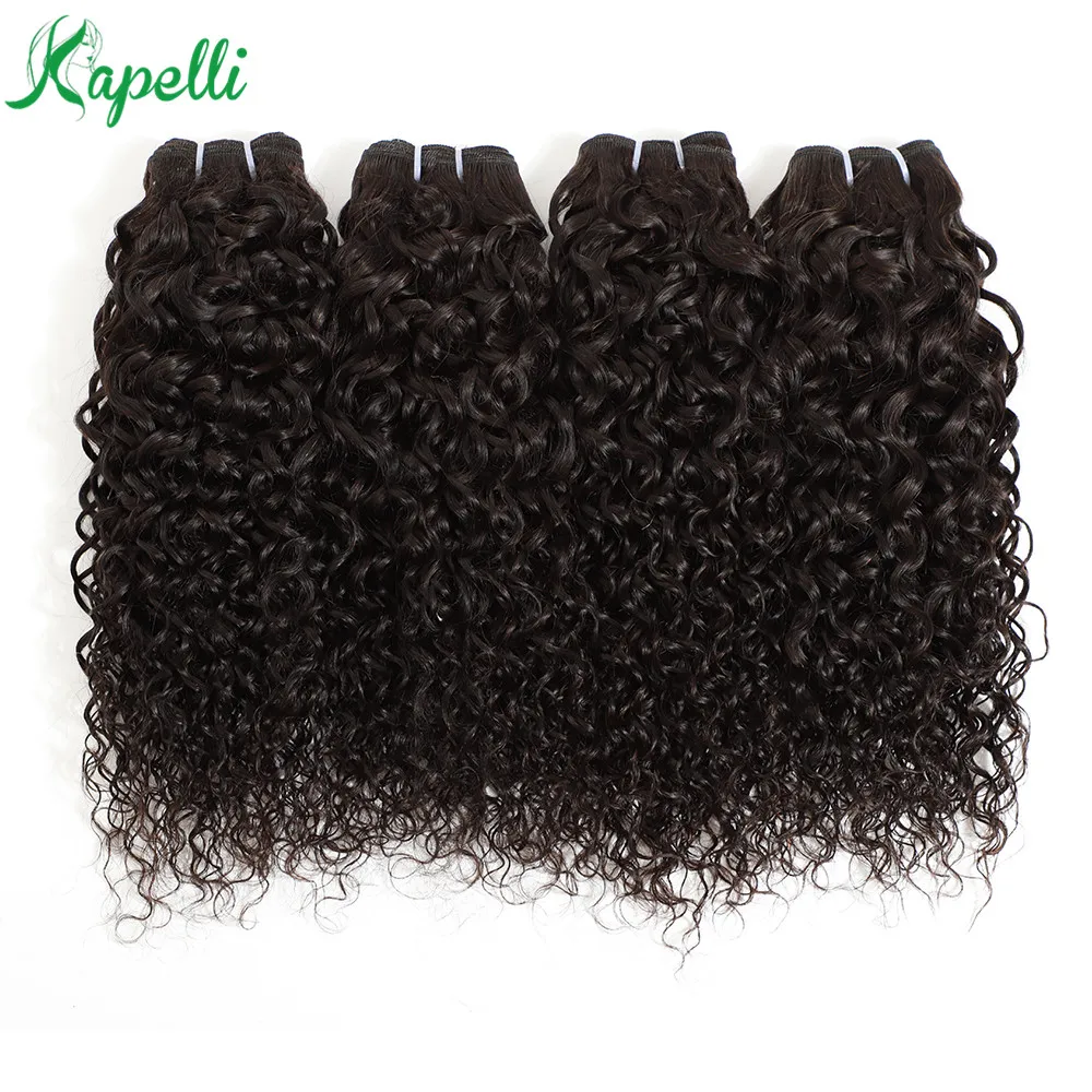 

Mongolian Jerry Curly 3/4 Bundles 8-30 Inch 100% Human Hair Extension Natural Color Non Remy Hair Weave Bundles Free Shipping