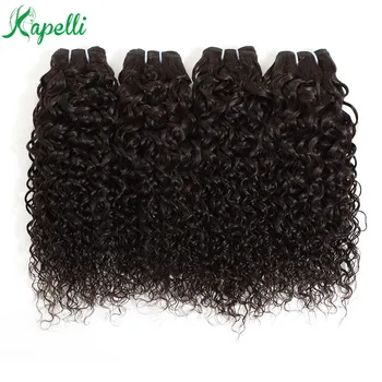 

Mongolian Jerry Curly 3/4 Bundles 8-30 Inch 100% Human Hair Extension Natural Color Non Remy Hair Weave Bundles Free Shipping