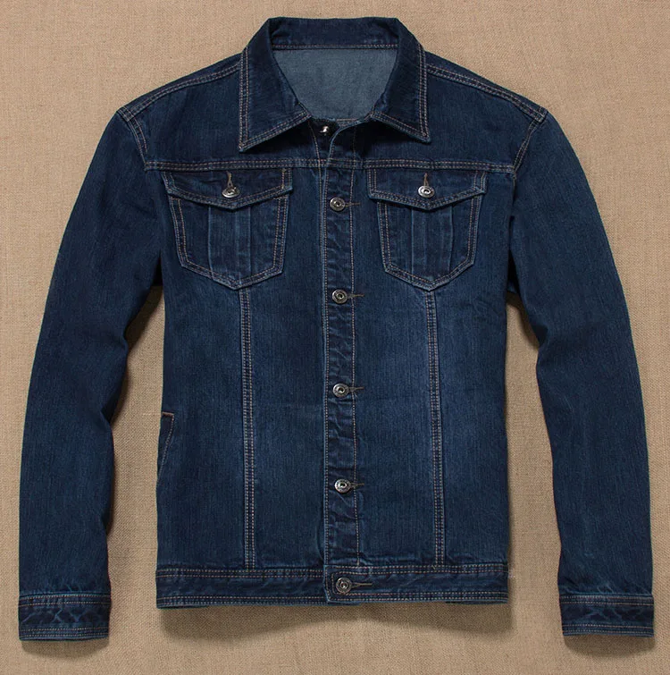 

Plus Size 8XL 7XL 6XL Men Denim Jackets Men's Fashion Cowboy Motorcycle Jacket Coat Classic Casual Loose Chubby Men Outwear
