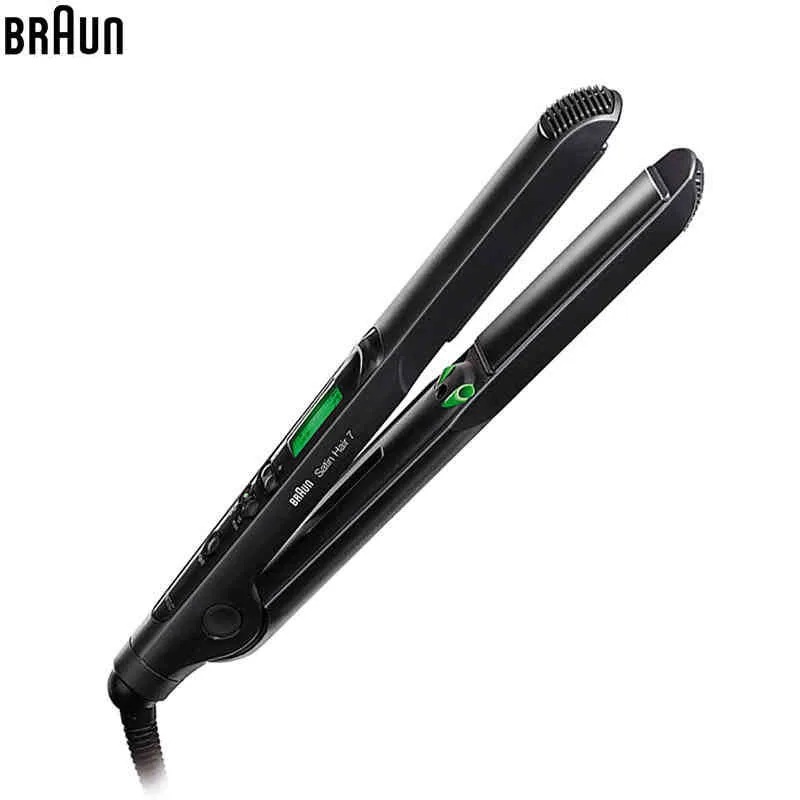Braun ST730 Hair Curler & Straightener Hair Roller Curling Wand Hair styling tools Hair Protector выпрямитель braun st 730