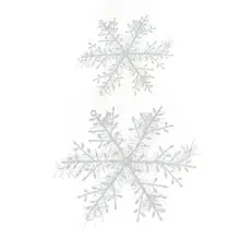 

3pcs Christmas White Snowflake Xmas Trees Hang Pendant Windows Party Decor Xmas Party Holiday Christmas Ornaments Home Decor
