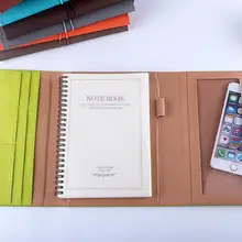 Блокнот на спирали А5 А, креативный канцелярский блокнот на спирали А5 для школы, блокнот на спирали из искусственной кожи А5, Модный деловой подарок