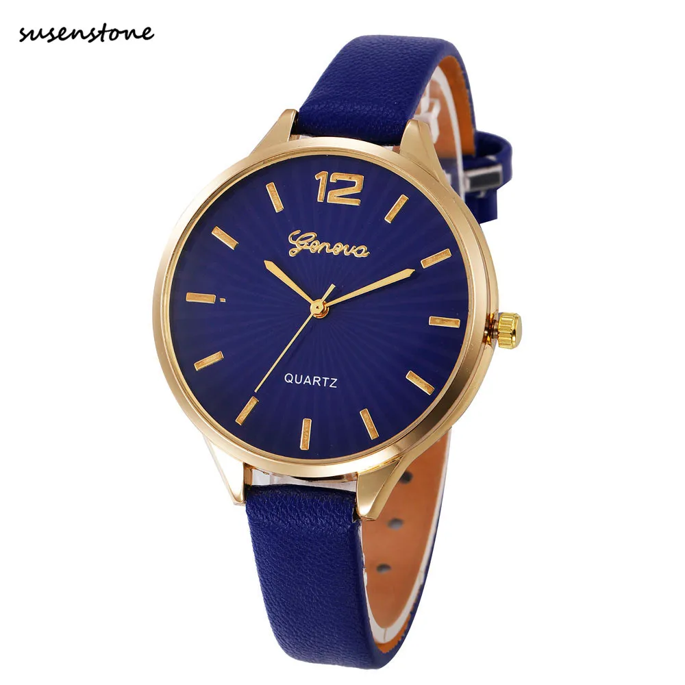

Susenstone bayan kol saati Women Watch 2018 Fashion Luxury Women Ladies Watches Simple Casual Quartz Watch Relogio Feminino/60