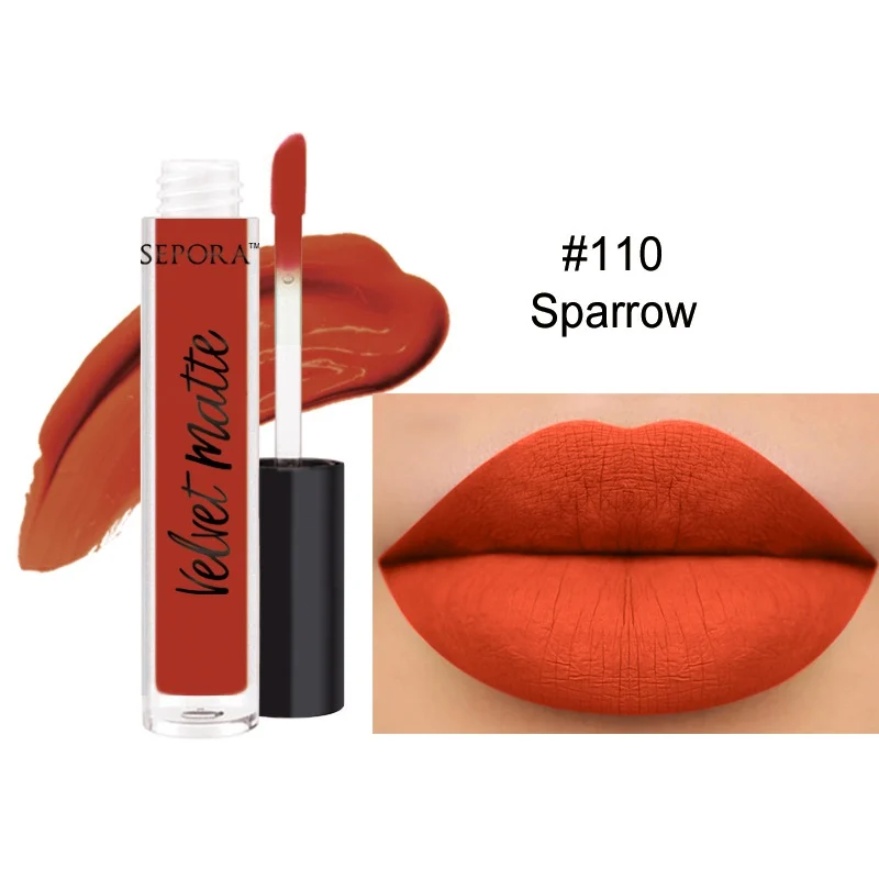 A10 Natural Liquid Lipstick Cosmetics Lips Gloss Long Lasting Lips Colors Matte Lipstick Makeup Pigment - Цвет: A10