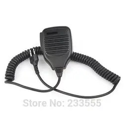 Новый 2 PIN Ручной плеча Динамик микрофон Микрофон для радио Walkie Talkie IC-U12/A5 IC-V8 IC-V82 IC-V85 IC-F3S IC-F4S