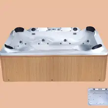 2900 мм 4 человека емкость Swimmimg бассейн гидромассажная Ванна акрилицикломассаж Крытый четыре человека спа NS2002