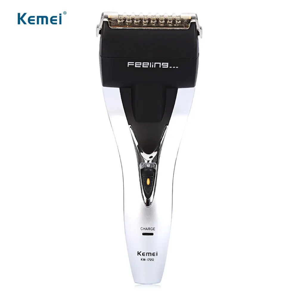

Kemei KM - 1720 Rechargeable Reciprocating Electric Shaver Cordless Blade For Men Face Care Shaving Machine With EU PLUG