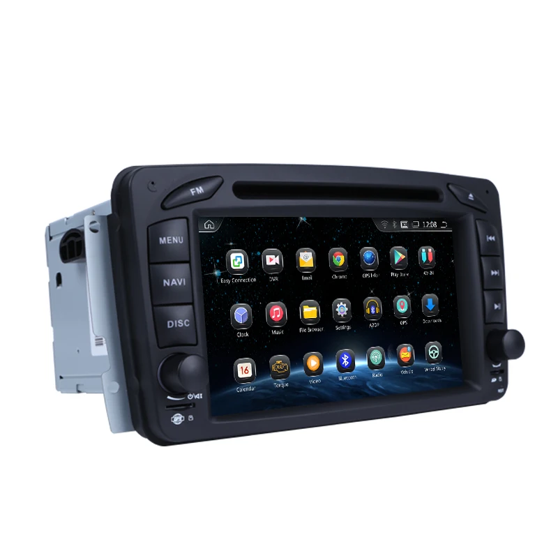 Discount Android 9.0 Two Din Octa Core Car DVD Player Stereo System For Mercedes Benz W209 W203 W463 Viano W639 Vito  WIFI Radio GPS Blu 4