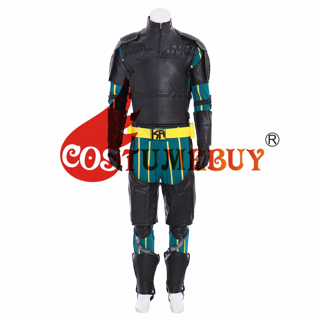 CostumeBuy Kick Ass Косплей Костюм Kick-Ass Dave Lizewski Косплей комбинезон Хэллоуин вечерние полный комплект одежды на заказ