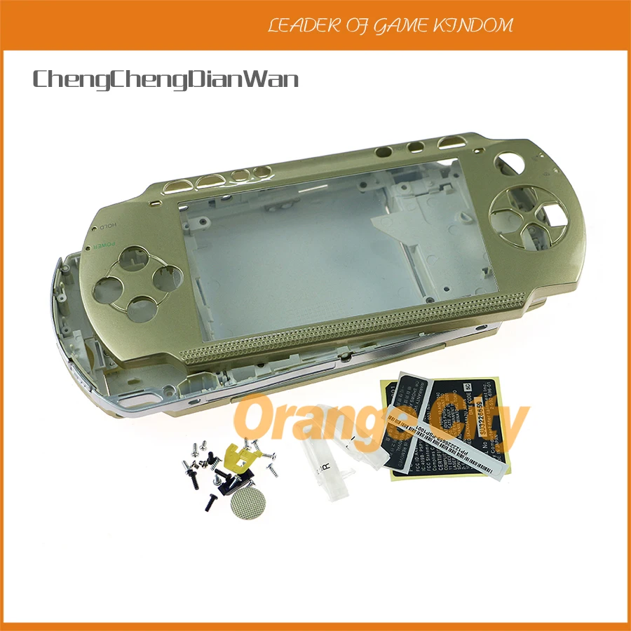10 компл./лот для psp1000 psp 1000 полный Корпус чехол Чехол пуговицы комплект с Стикеры
