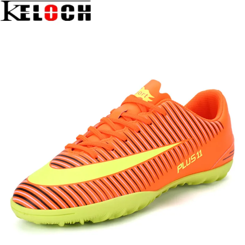 

Keloch 2017 Football Shoes Men Soccer Sport Shoes For Men Soccer Cleats TF Football Ankle Boots Male Outdoor Waterproof Sneakers