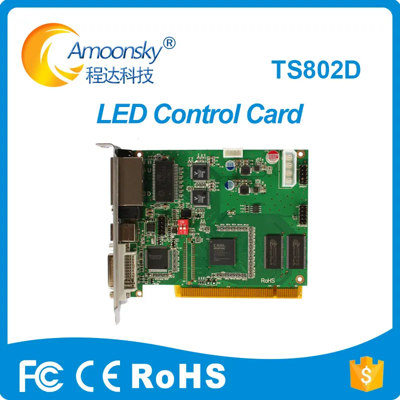

linsn ts802d sending card synchronous full color control card led display panel controller outdoor indoor large led wall screen