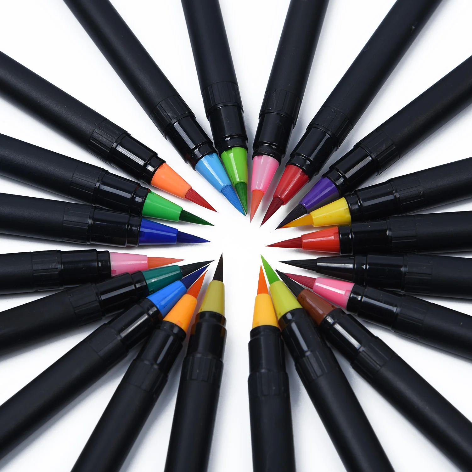 

17cm Drawing Pen Painting 20 Colors Fineliner Pen Set Watercolor Art Oil Colored Line Writing Colorful Marker Top