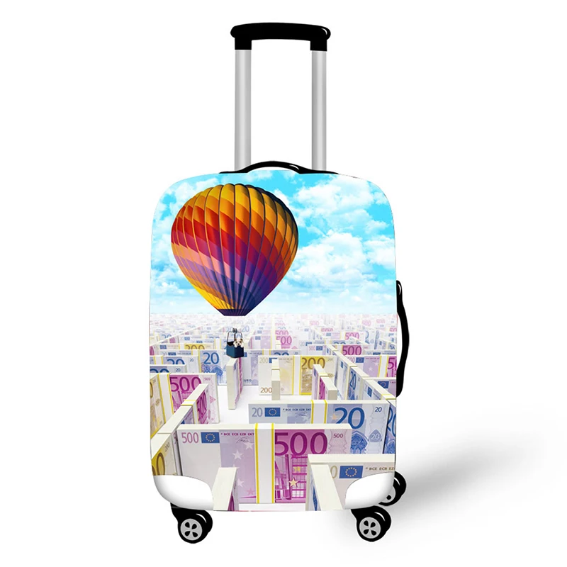 Air balloon Design travel accessories suitcase protective covers 18-30 inch elastic luggage dust cover case stretchable