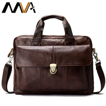 MVA мужской портфель, мужская сумка из натуральной кожи, сумка для ноутбука, деловая сумка для документов, Офисная Портативная сумка на плечо для ноутбука 315