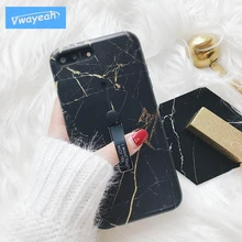 

Ins hot Japan Korea Stretch Ring Stander Holder Multi Function Gold Line Marble Pattern Stone Design For iPhone x 10 6 7 8 Plus