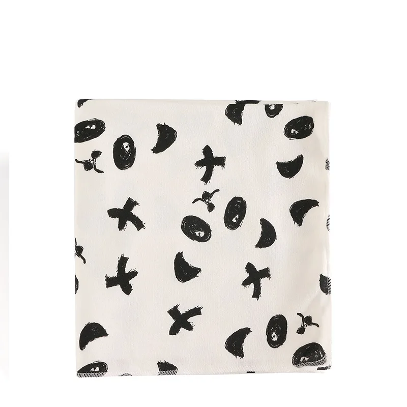 Хлопковое детское Пеленальное Одеяло с фламинго, мягкое Пеленальное Одеяло для новорожденных, детское банное полотенце, накидка для коляски, постельное белье для фотосъемки - Цвет: Panda Swaddle