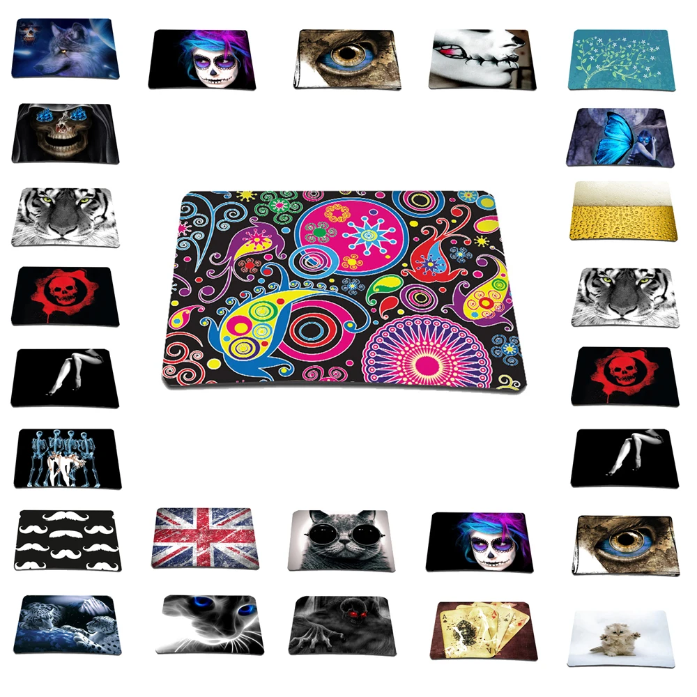 Viviration Boys Girls 2018 Promotion New Rubber Ultra Anti-slip Slim Mat Mousepad Pad For Trackball Mouse Laser Mice Retails