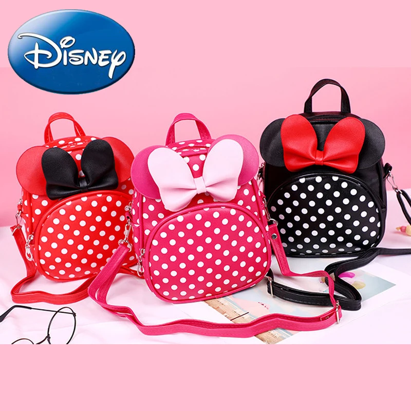 Disney 2018 новый рюкзак с Минни для детей школьная сумка девочек милые детские