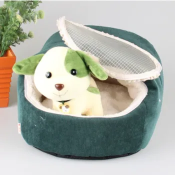 

Hot Pet Cat Dog Cute Slipper Design Princess Bed Nest Washable Small Dogs Warm House Kennel Dog Bed Multi Colors