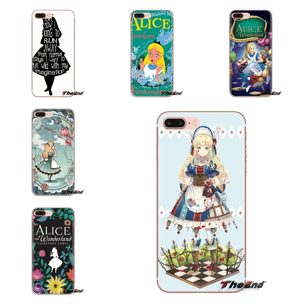 Для htc один U11 U12 X9 M7 M8 A9 M9 M10 E9 Plus Desire 630 530 626 628 816 820 830 ТПУ прозрачный чехол Алиса в