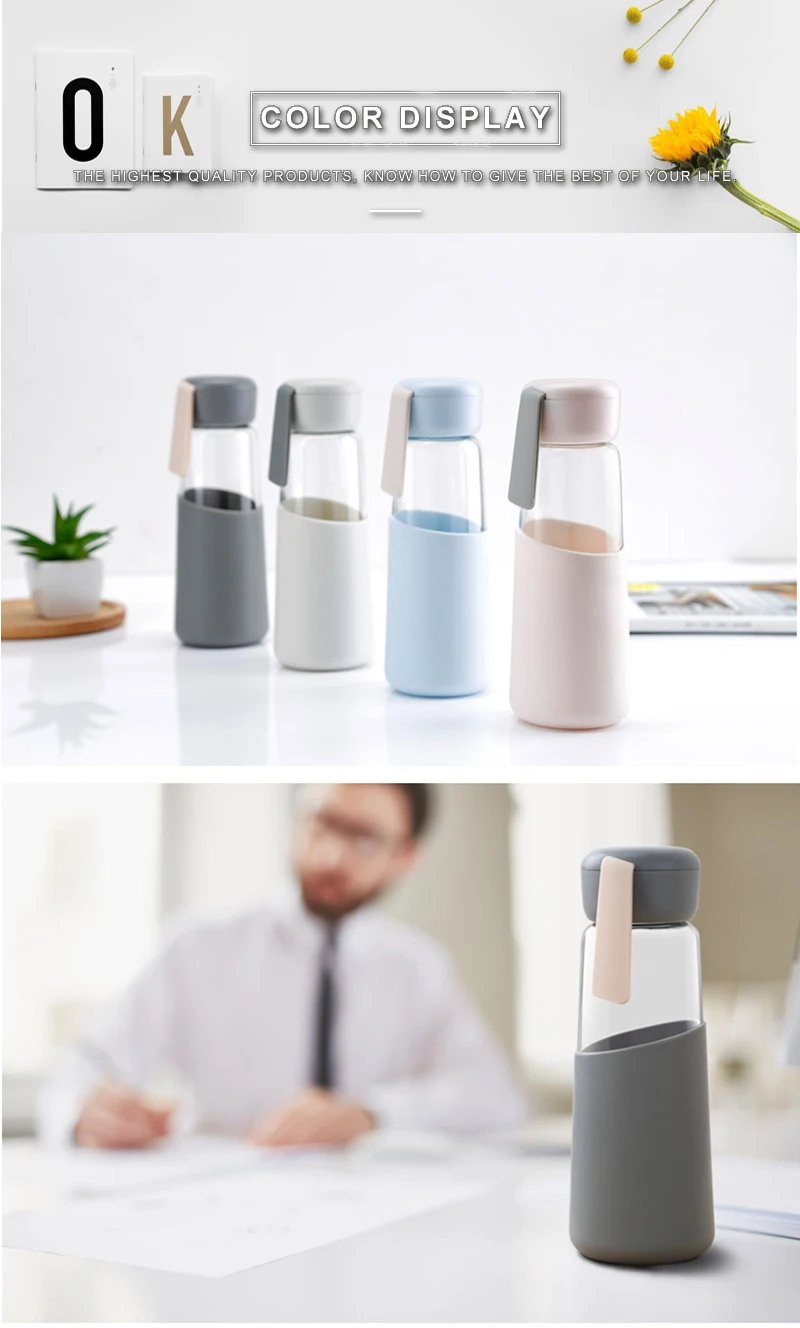 water bottle cute small water bottle shake bottle glass bottle water sports bottle for drinking metal bottle sports water bottle su sisesi kitchen items  (8)