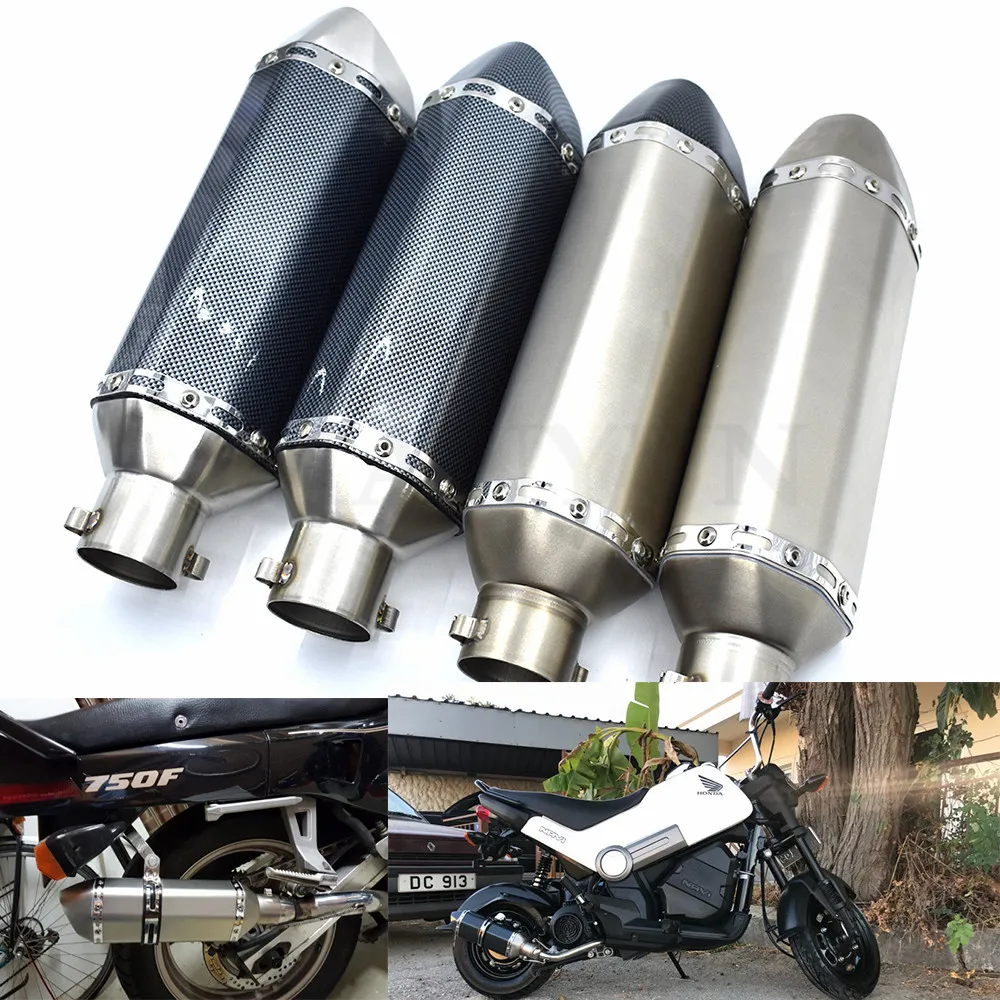 

for Motorcycle parts Exhaust Universal 51mm Stainless Steel Motorbike Exhaust Pipe for SUZUKI GSF250 VS Bandit GJ74 GSF400 GK75