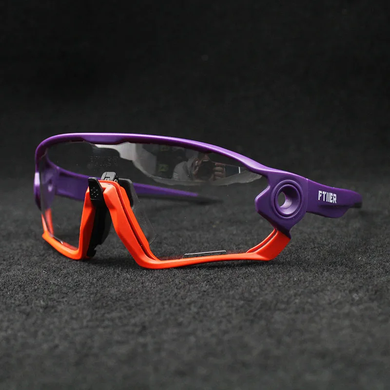 Цветные фотохромные очки для велоспорта UV400 Мужские MTB очки для езды на велосипеде TR90 для спорта на открытом воздухе поляризованные солнцезащитные очки - Цвет: 29