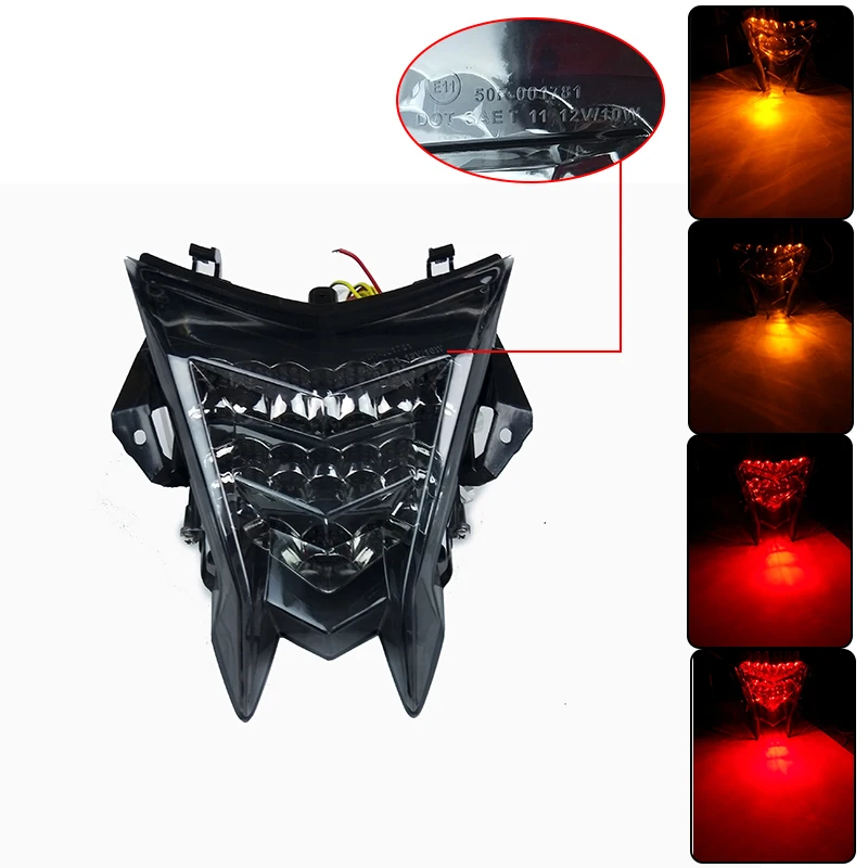 С E mark для BMW S1000RR S1000R HP4 2010 2011 2012 2013 2014 2015 светодиодный задний Встроенный фонарь