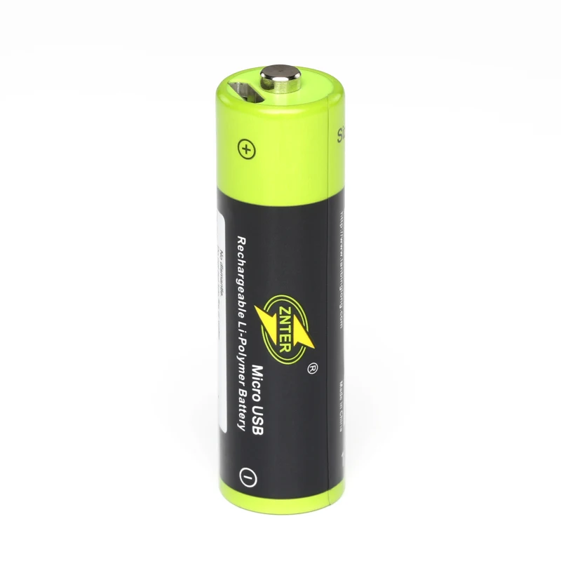 ZNTER 4pcs 1.5V AA Rechargeable Battery 1700mAh USB Charging Li-poly Battery Bateria with Micro USB Charging Cable Drop ship