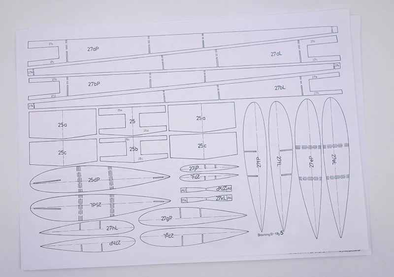 1:33 DIY 3D Boeing B-17G самолет Летающая крепостная самолет Бумажная модель Сборка ручная работа игра-головоломка DIY Детская игрушка Denki& Lin