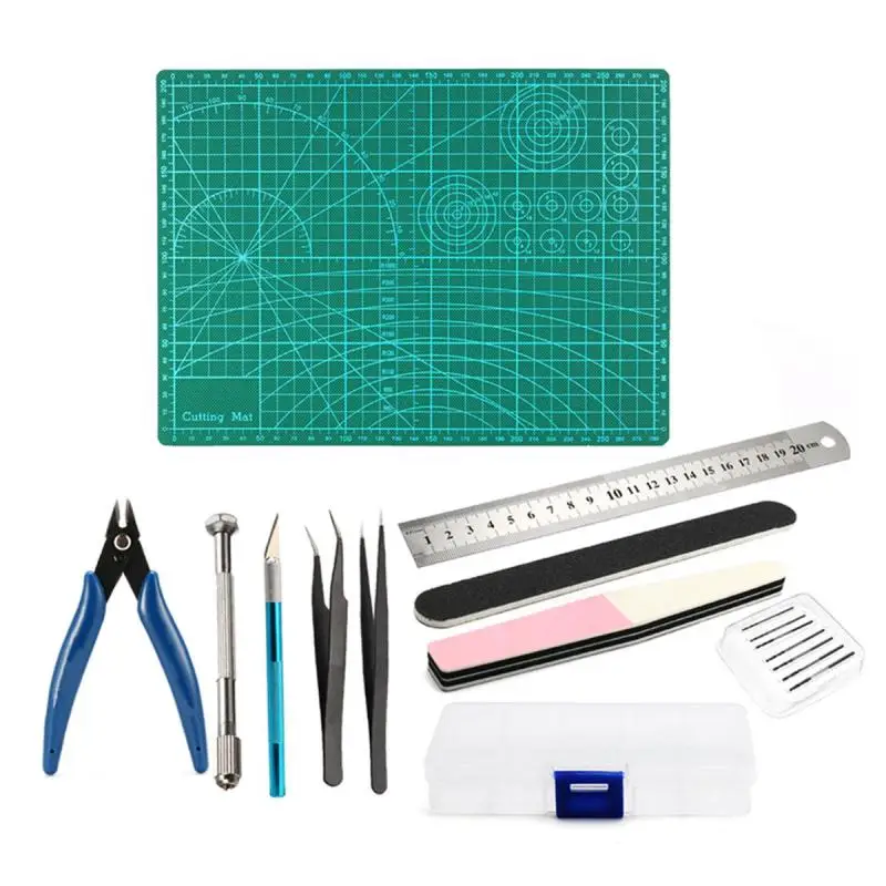 

Multifunction Hand Tool Sets DIY Model Basic Tools Craft Set Hobby Model Building Kit for DIY Car Model Assemble Building Kit