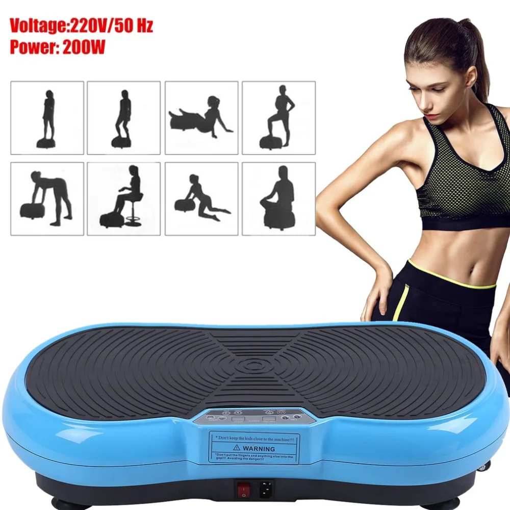 

New Ultrathin Body Vibration Platform With Remote Control Weight Loss Fat Equipment Vibration Plate Machine Workout Trainer