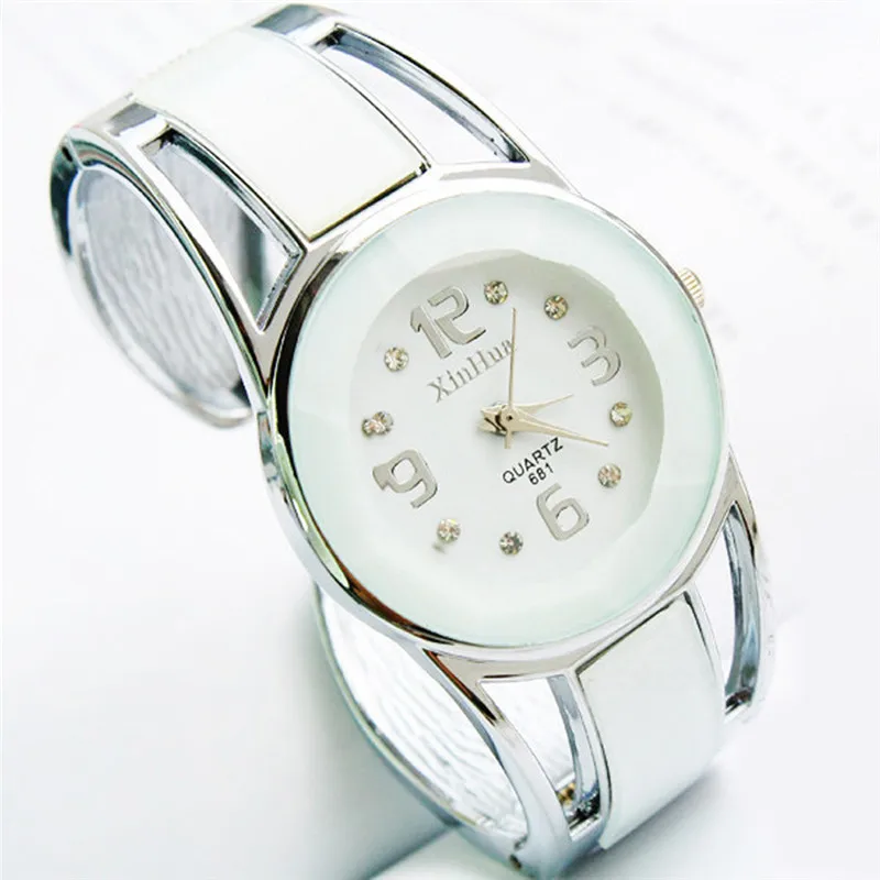 Xiniu модный браслет часы для женщин сплав Группа Кварцевые Аналоговые Круглый платье наручные часы подарок relogio feminino hombre часы