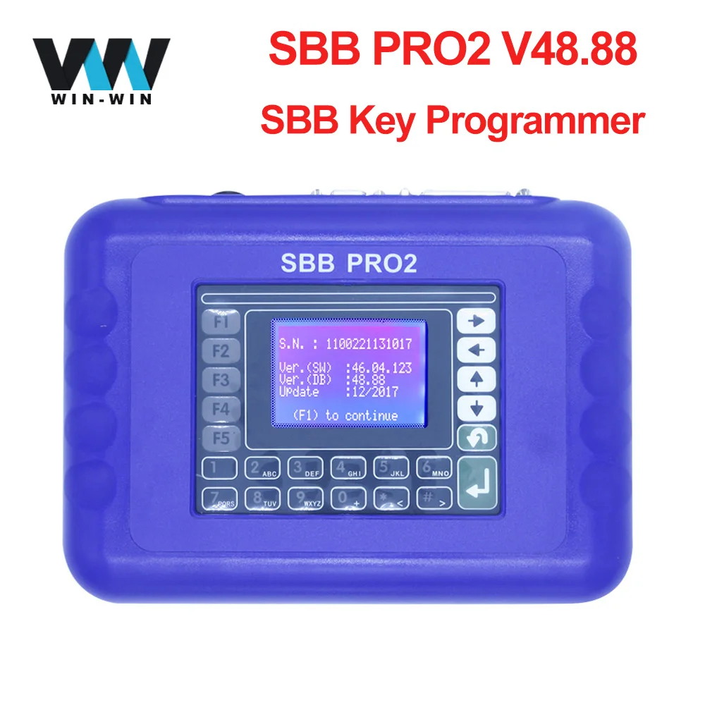 

V48.88 SBB Pro2 Key Programmer Support Cars to 2017 Milti-language SBB key programmer Replace SBB 46.02