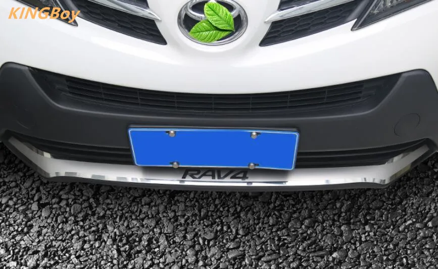 

High quality stainless steel Front Grille Around Trim Racing Grills Trim For 2014 2015 toyota RAV4