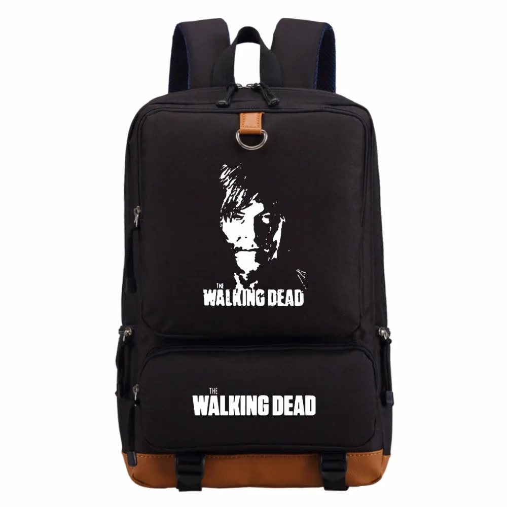 Рюкзак WISHOT THE WALKING DEAD Модный повседневный рюкзак для подростков мужские и женские