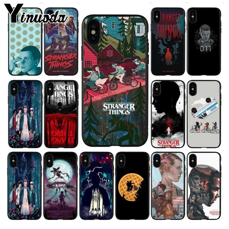 Yinuoda TV Stranger Things TPU Мягкий силиконовый чехол для телефона iPhone X XS MAX 6 6s 7 7plus 8 8Plus 5 5S SE XR