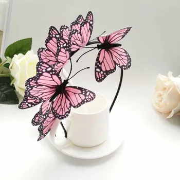 

butterfly headband Bachelorette Hen Party kids girls adult birthday Tiara Crown Beach Wedding Bridal Shower Hair Accessories