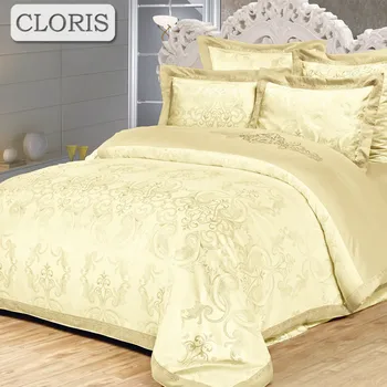 

CLORIS Moscow Sent Cotton Bed Line Comforter Bedspread Bedding Kit Queen King Size Home Textile Flowers Sheet Pillowcases Duvet