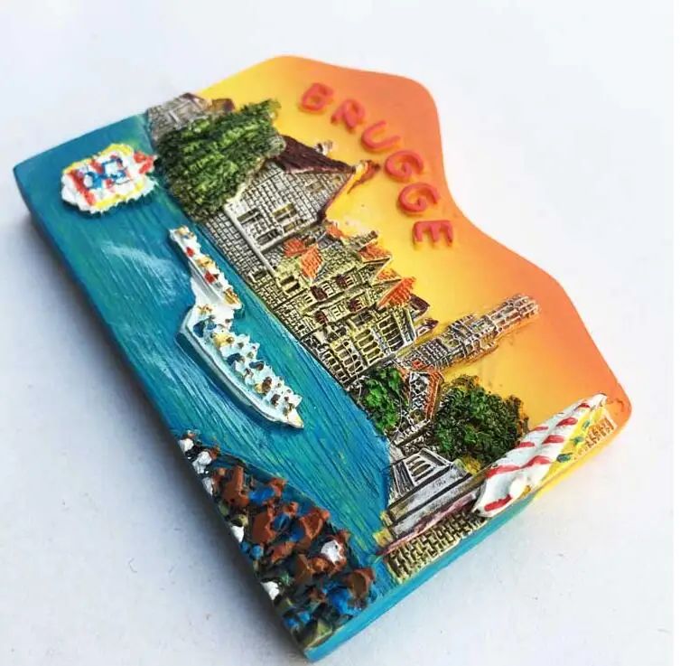 Belgium Bruges Fridge Magnets Souvenir