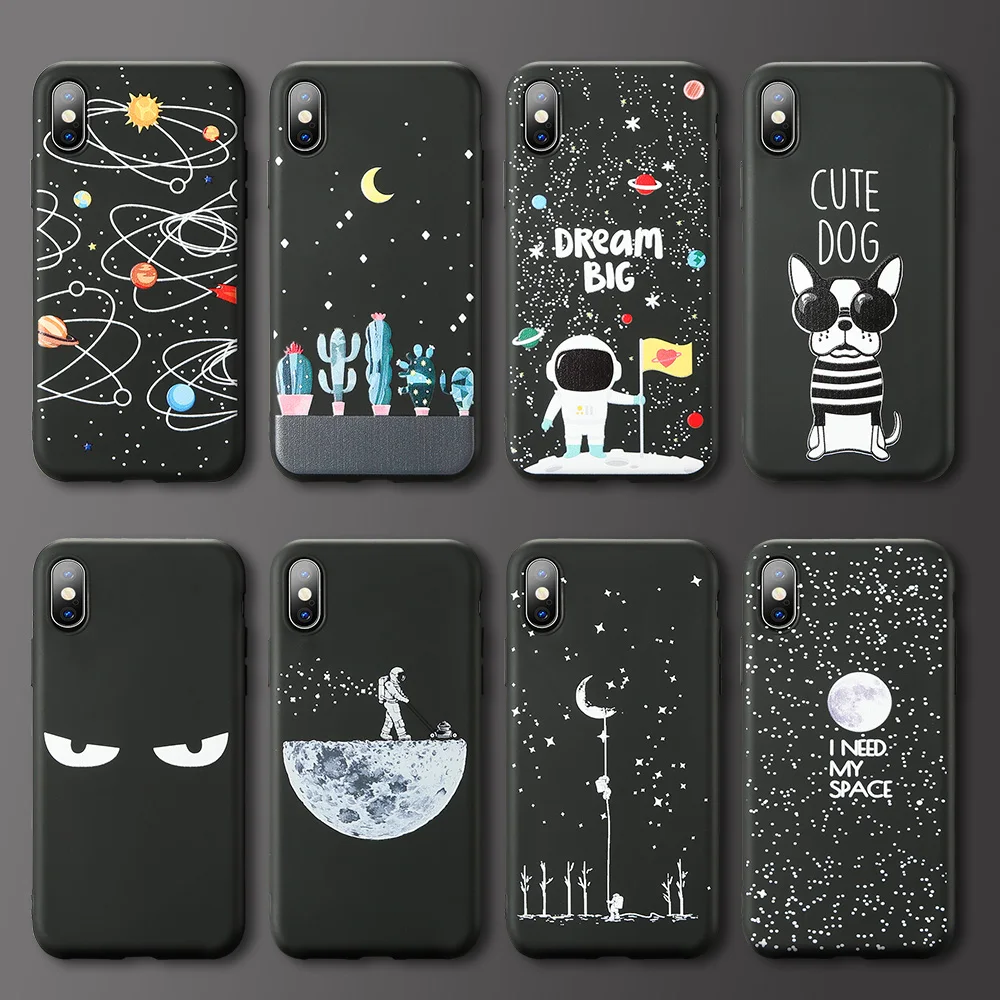 

NORTHFIRE Starry Cartoon Pattern Phone Case For Xiaomi Mi Play Mi 9 Soft Silicone Case For Redmi Note7 Pro 4X Cover Funda Coque