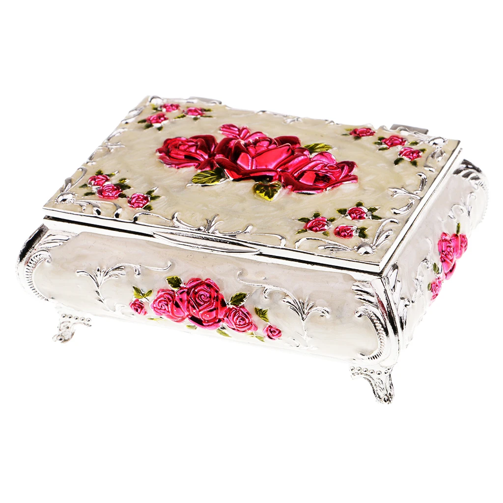 Phenovo Новое поступление стильная коробка для ювелирных изделий с алмазами коробка для хранения ювелирных изделий свадебный подарок белый