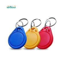 100 шт 125 кГц RFID Бесконтактный брелок кольцо контроль доступа карты Rfid бирка красный желтый синий